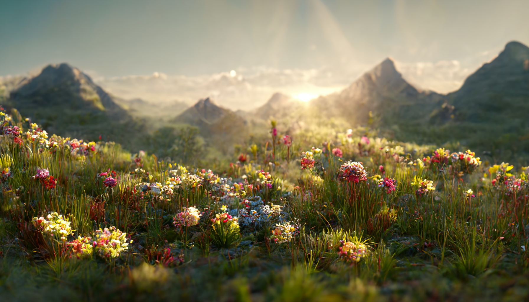 またもやAIで架空の風景を作ってみた