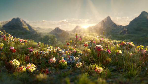 またもやAIで架空の風景を作ってみた